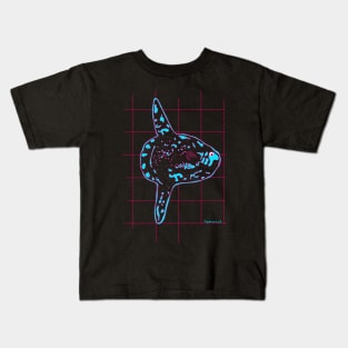 Blue Mola mola Kids T-Shirt